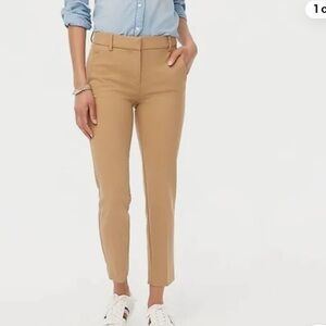 J. Crew NWT Ruby Crop Pant tan camel size 12